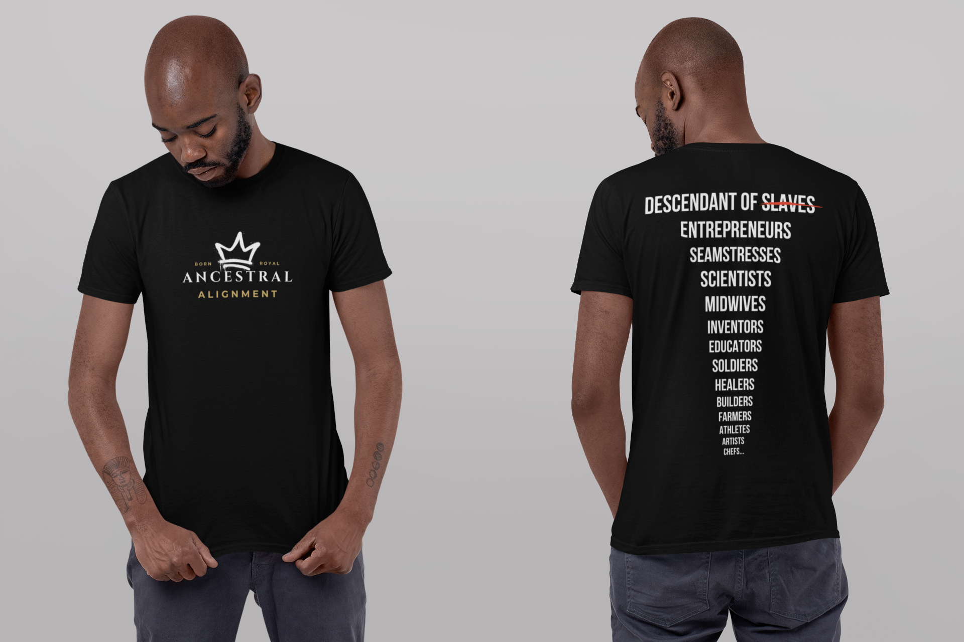 Descendants Large Print Men's t-shirt