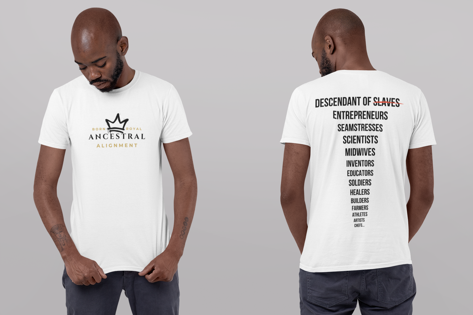 Descendants Large Print Men's t-shirt