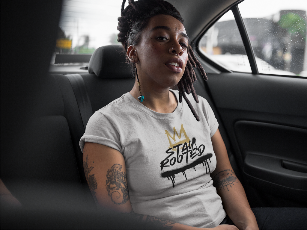 Stay Rooted Graffiti Women's Relaxed T-Shirt